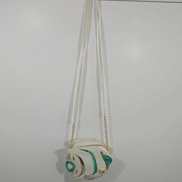{Betsey Johnson} "Plenty of Fish in the Seas" Crossbody Bag - Picture 3 of 17